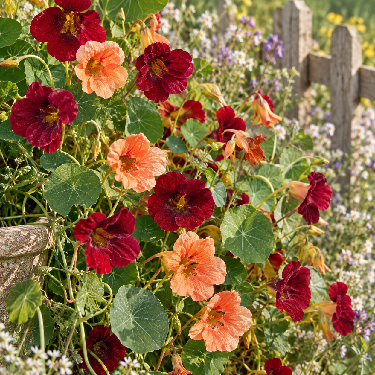 Oost Indische kers Sahin`s Rumba  - Tropaeolum minus Sahin`s Rumba  10 zaden