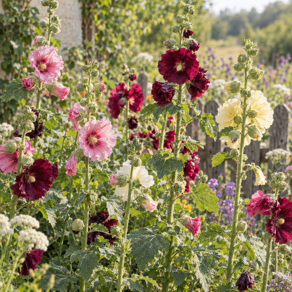 Vijgenblad stokroos mix - Alcea ficifolia Mix  25 zaden