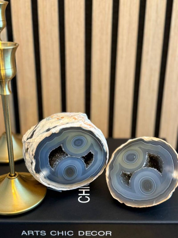 Agaat Geode Set