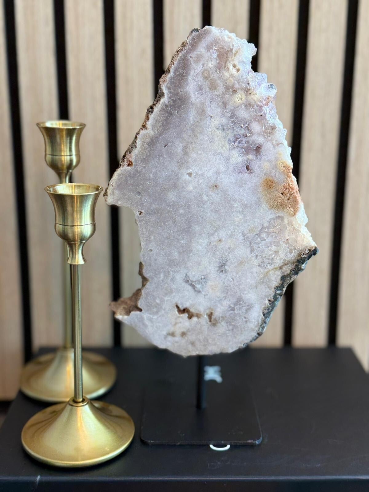 Roze Amethist op standaard