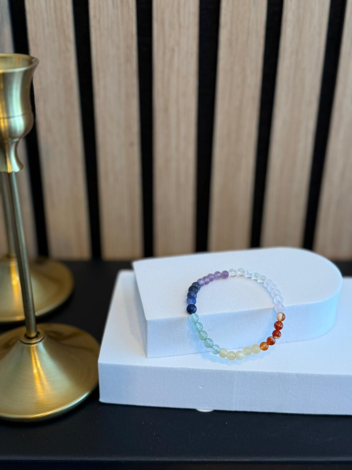 Kinder Kogelarmband 4mm Chakra