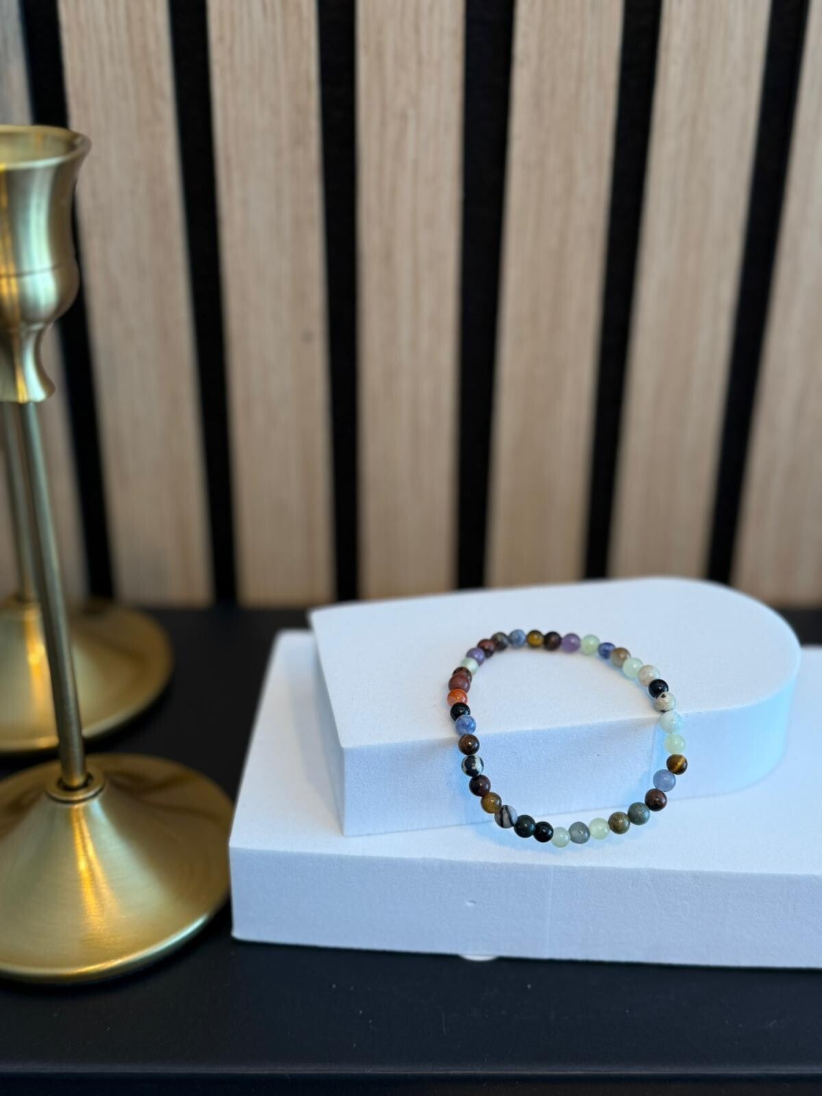 Kinder Kogelarmband 4mm Mix