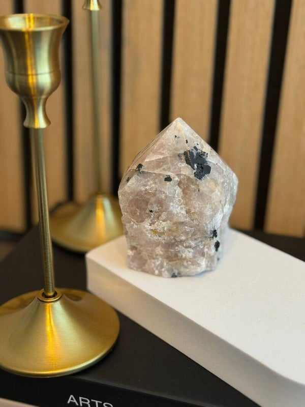 Kwarts met Toermalijn punt