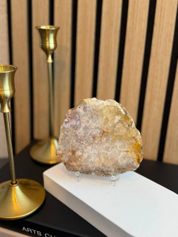 Roze Amethist schijf