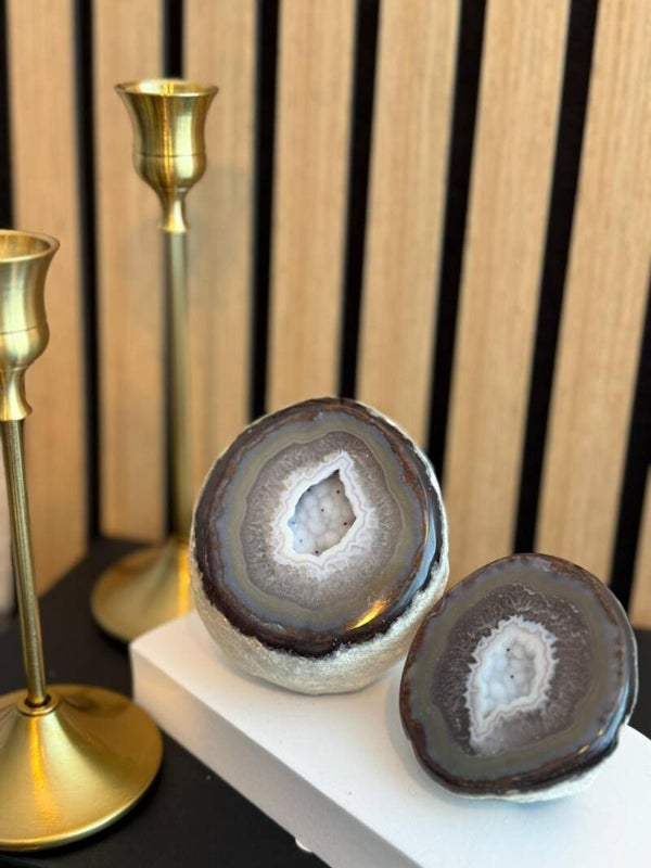 Agaat Geode Set