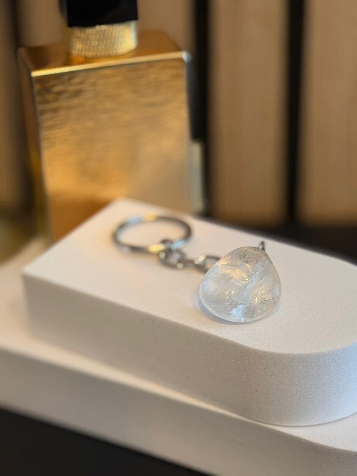 Bergkristal Sleutelhanger