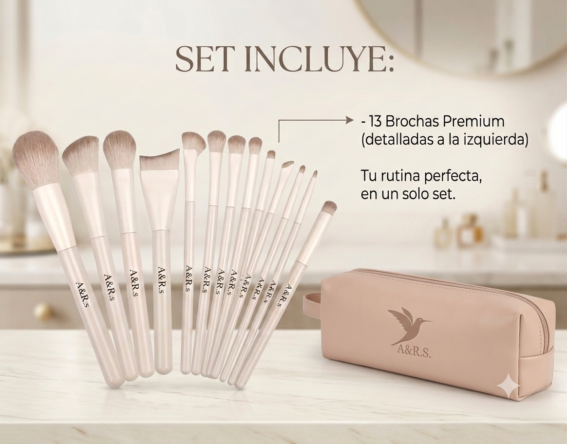 Set de brochas de maquillaje