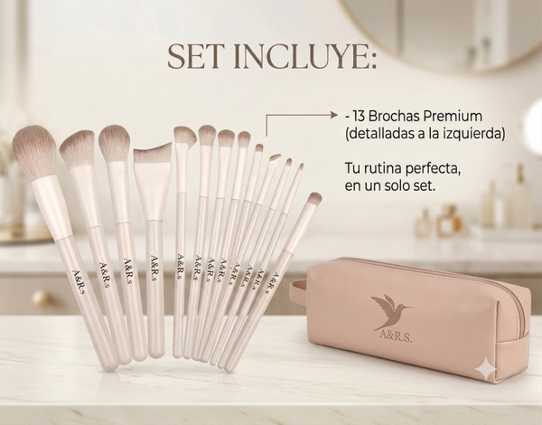 Set de brochas de maquillaje