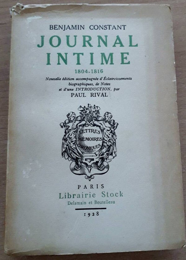 Constant, Benjamin - Journal intime 1804-1816