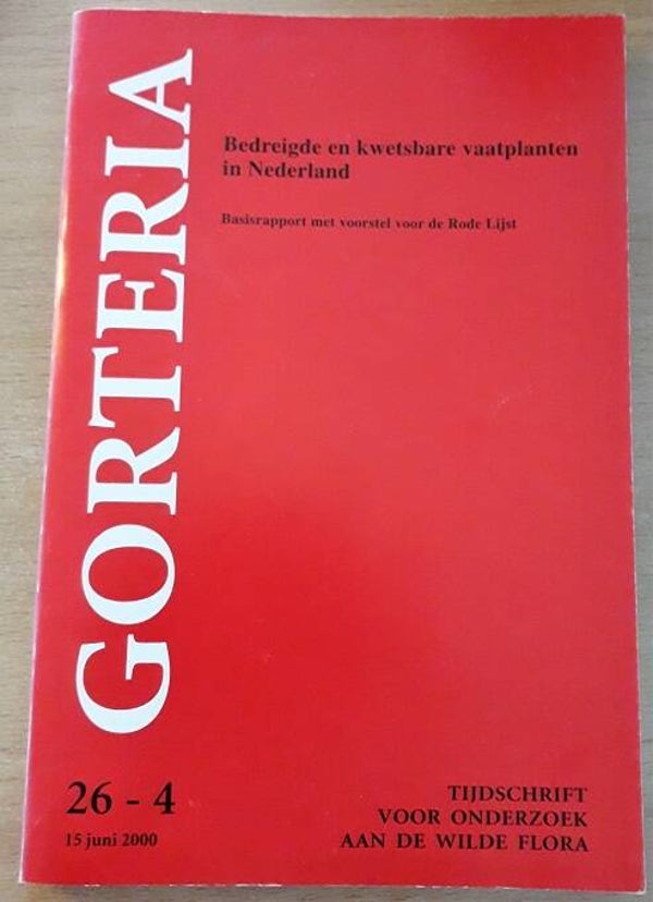 Gorteria - Bedreigde en kwetsbare vaatplanten in in Nederland