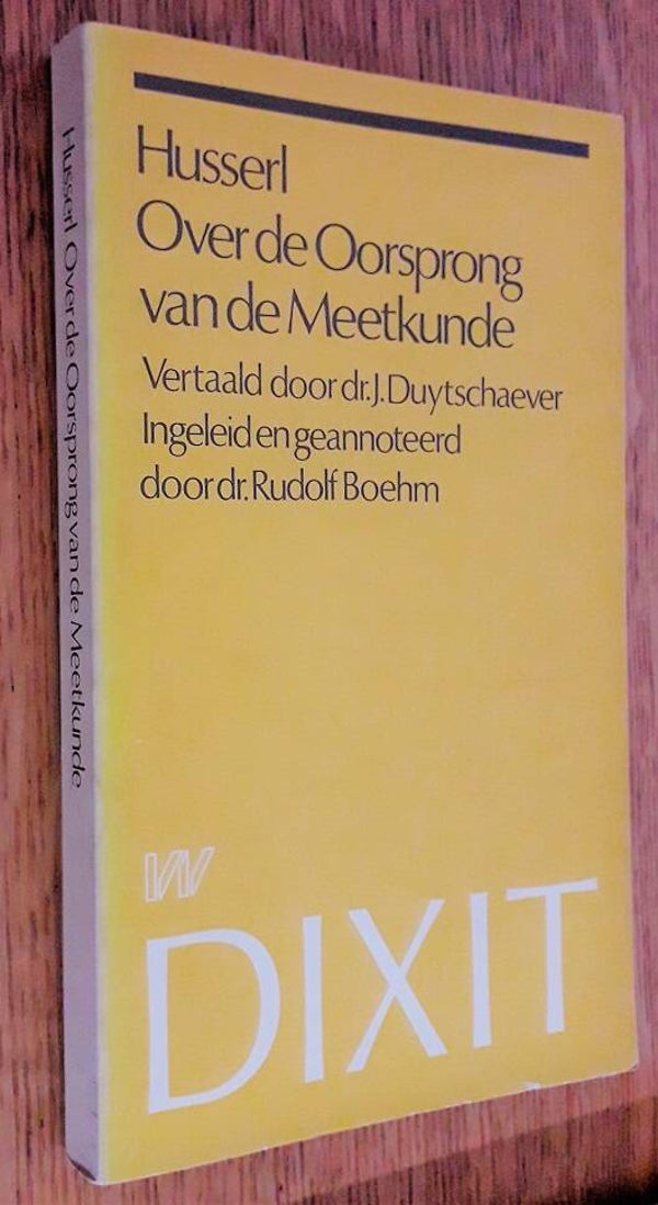 Husserl, Edmund G. - Over de oorsprong van de meetkunde