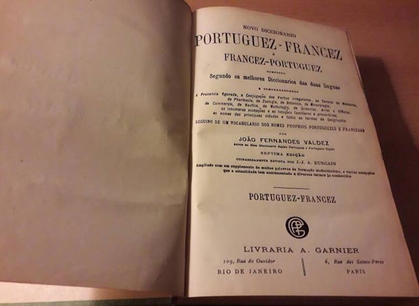 Nouveau Dictionnaire Français-Portugais Et Portugais-Français