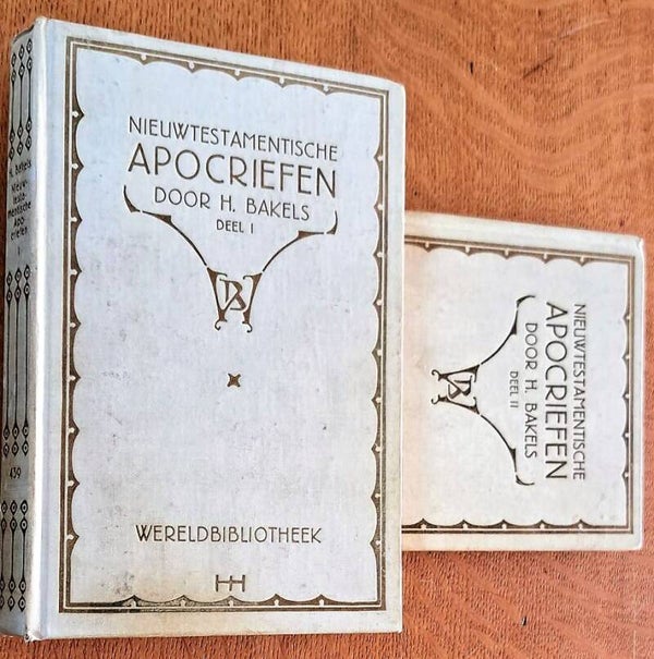 Bakels, H. - Nieuwtestamentische Apocriefen,. Twee delen