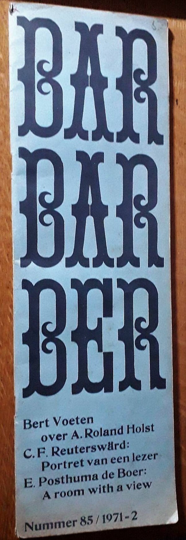 Bernlef, J. et al. (redactie) - Barbarber nummer 85, 1971-2