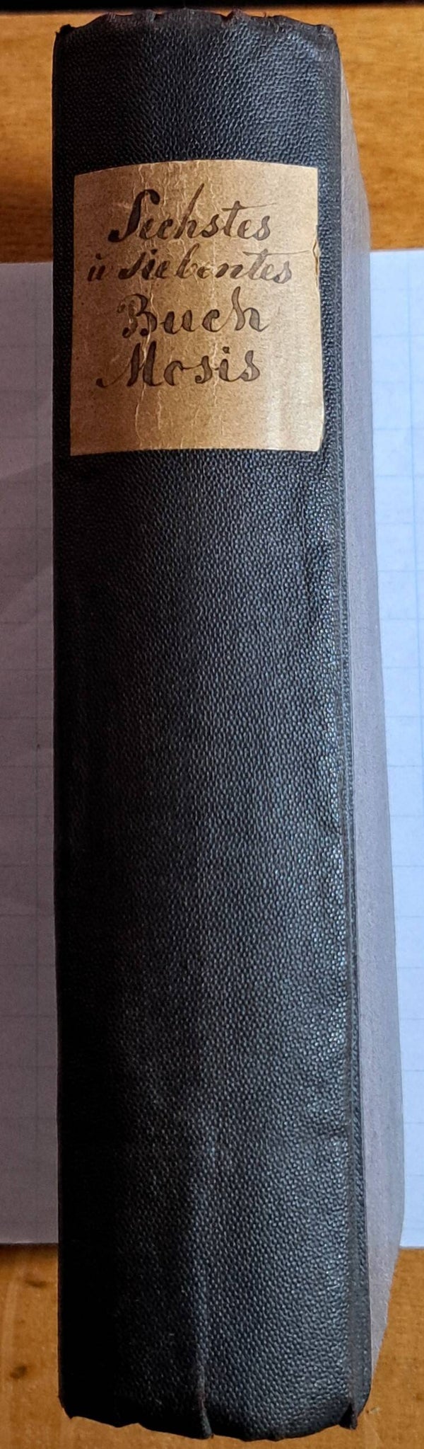 Sechstes u. siebentes Buch Mosis oder Der magisch-sympathetische Hausschatz