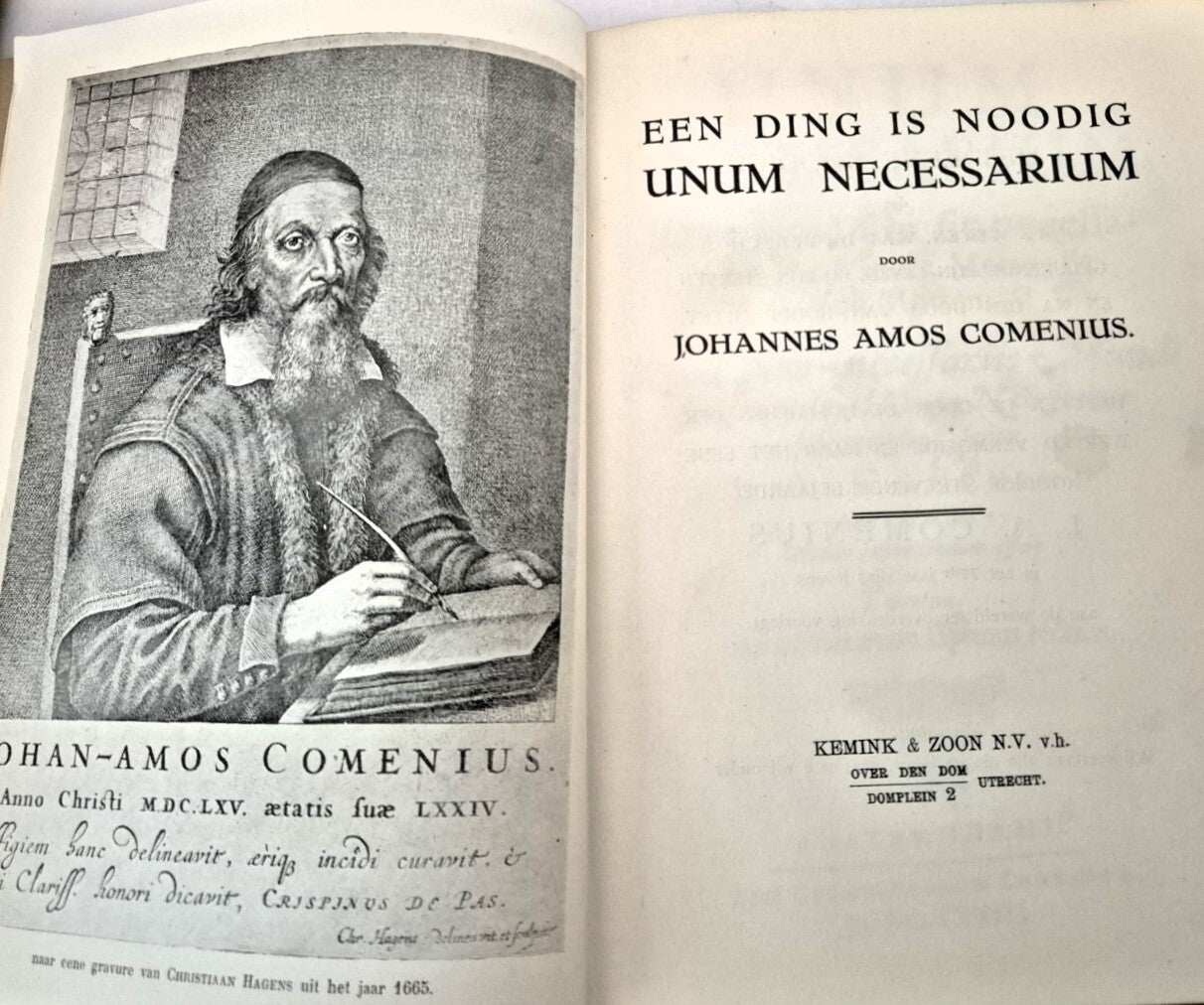 Comenius - Een ding is noodig = Unum necessarium