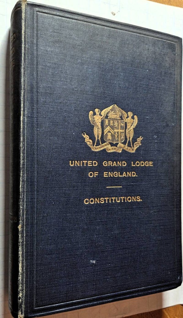 Constitutions Masons England 1911 edition