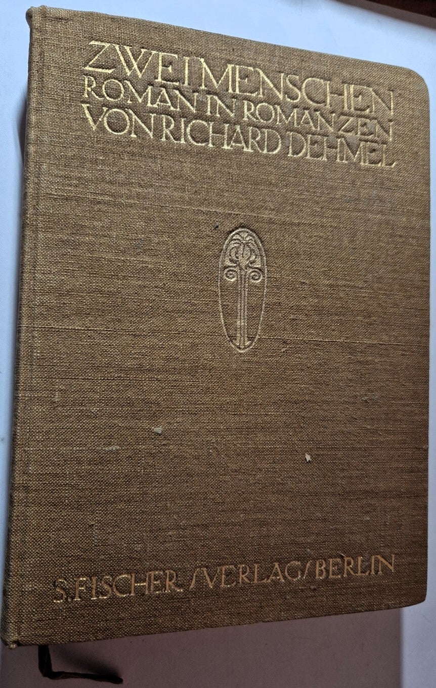 Dehmel, Richard - Zwei Menschen. Roman in Romanzen