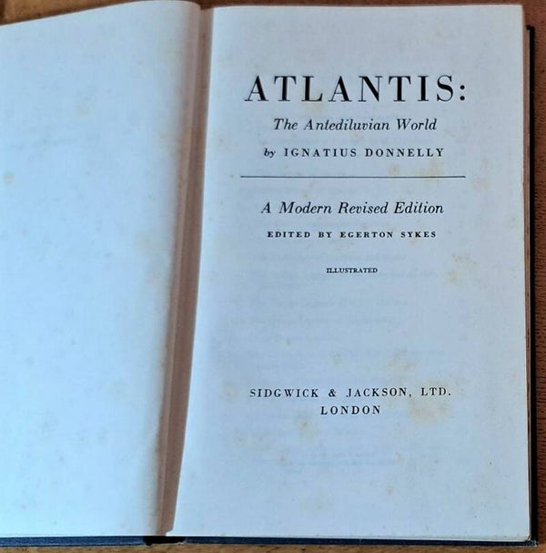 Donnelly, Ignatius - Atlantis: The antediluvian world