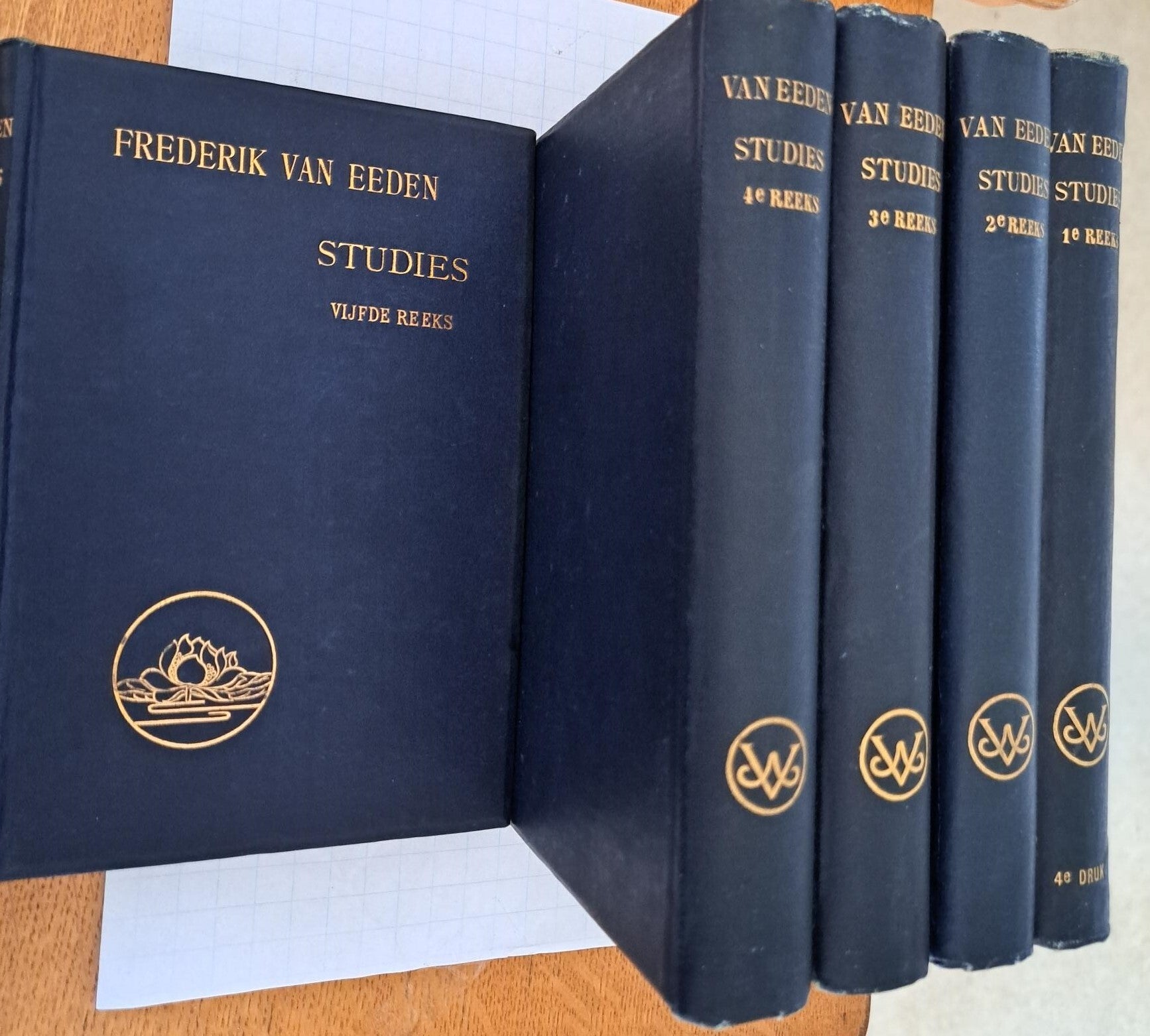 Eeden, Frederik van  - Studie's. Reeksen  I, II, III, IV & V