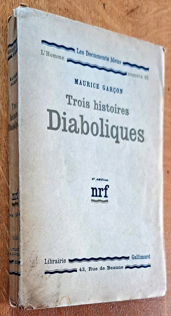 Garçon, Maurice - Trois histoires diaboliques