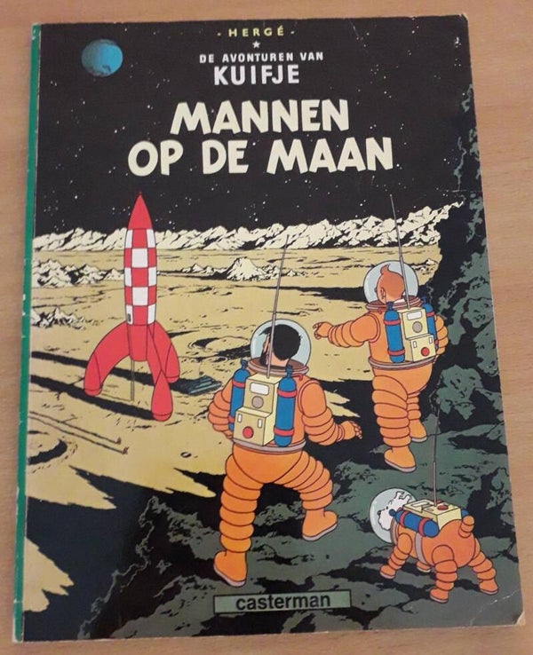 Hergé - Mannen op de maan
