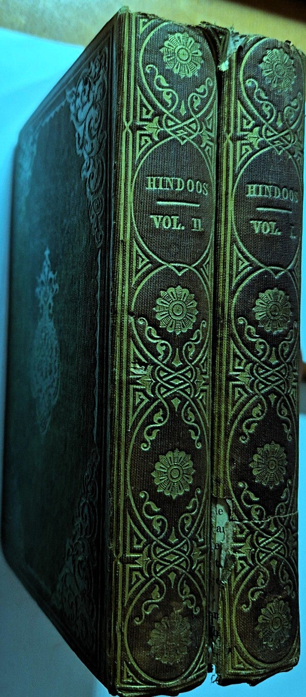 Hindoos. Volumes 1 & 2 (1846)