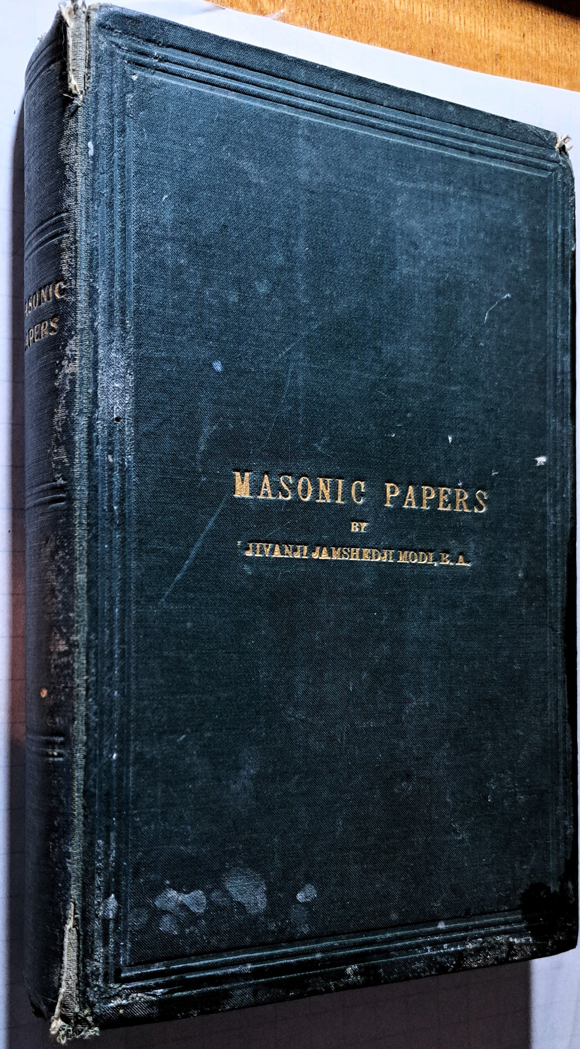 Modi, Jivanji Jamshedji - Masonic Papers