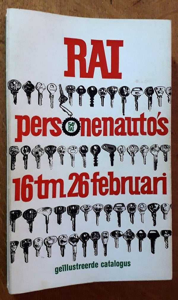 RAI Catalogus 1967: 54e Rai personenauto's