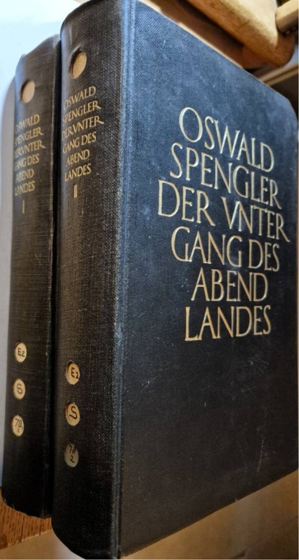 Spengler, Oswald - Der Untergang des Abendlandes 2 Bände
