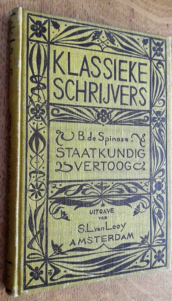 Spinoza - Staatkundig vertoog of Verhandeling etc.