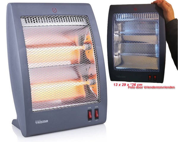 Tristar KA-5011 Elektrische Kachel 800W – Quartz – 2 standen