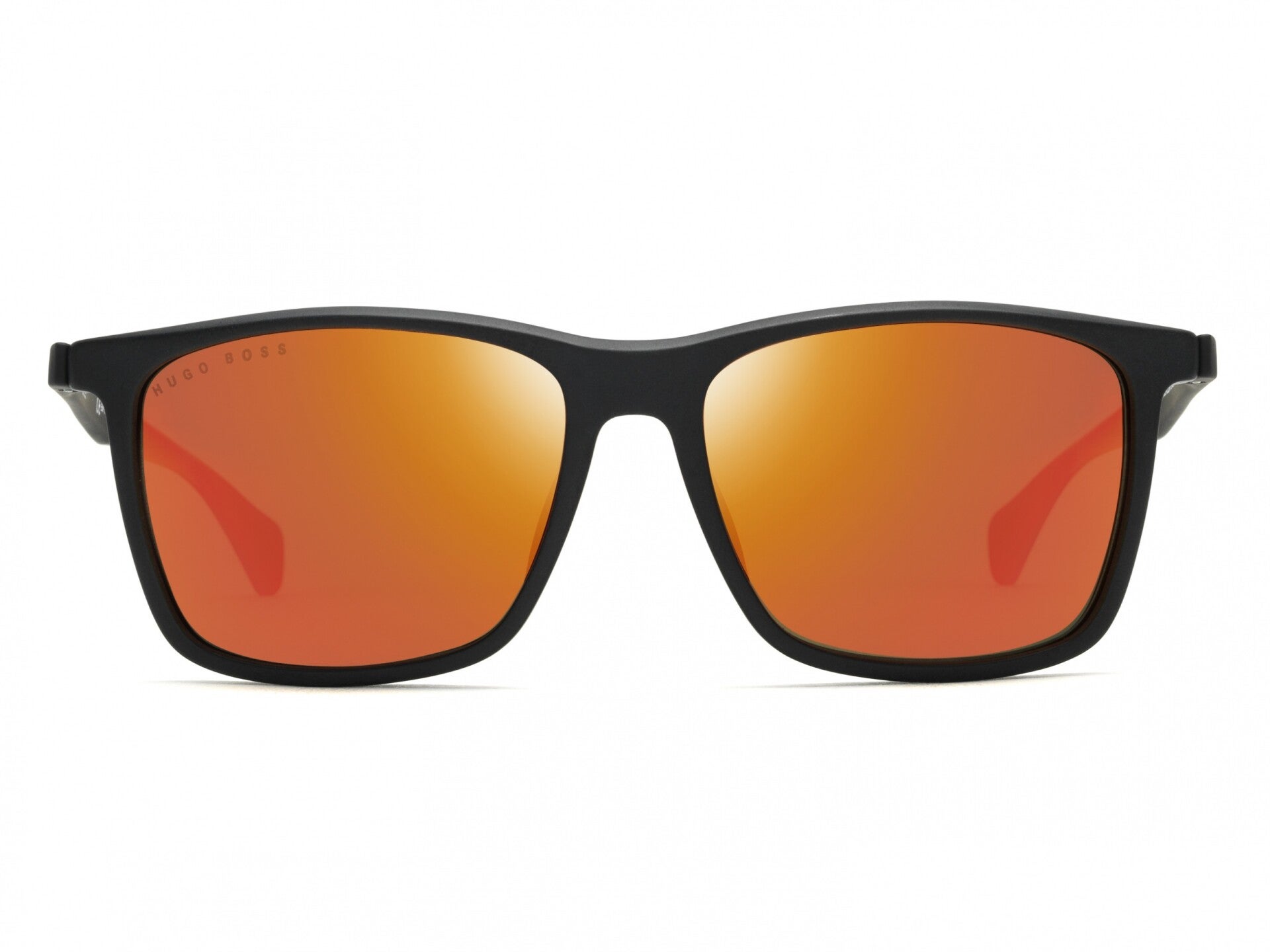 Hugo Boss zonnebril 1078/S RC2/UW heren spiegelend zwart/oranje - bekijk ook onze hele zonnebril collectie