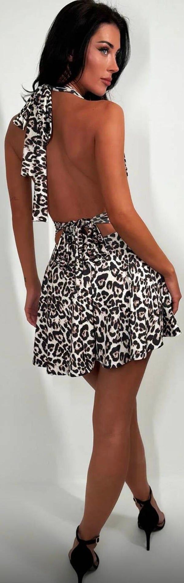 Leopard print dress