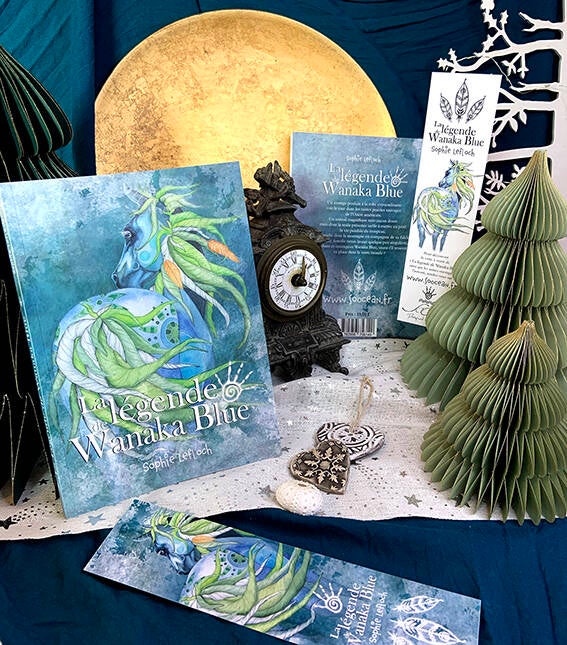 livre jeunesse la légende de Wanaka Blue Sophie Lefloch