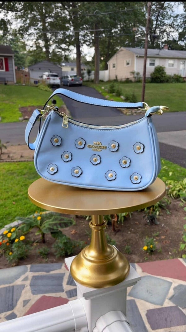 Coach Shoulder Bag Flowers