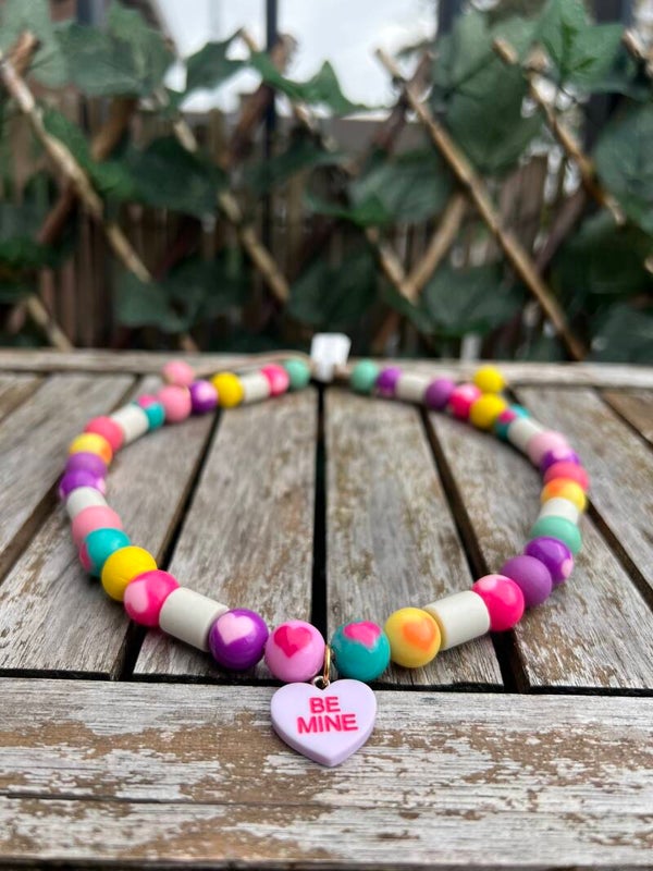 Anti tekenband - Colourful Hearts Maat 44 cm