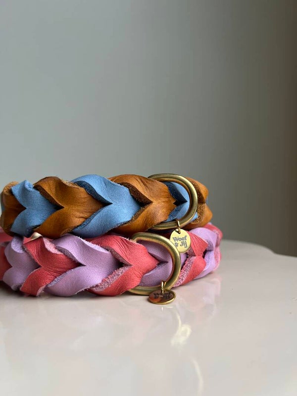 Verstelbare halsband vetleer - Colour Double