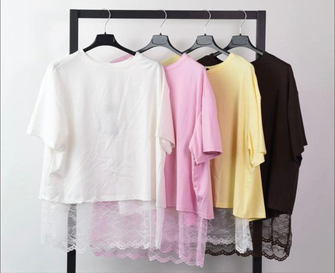 Alina Shirt met lace