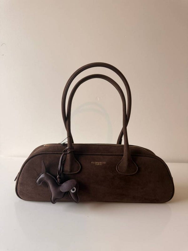 Bruine Suède handtas