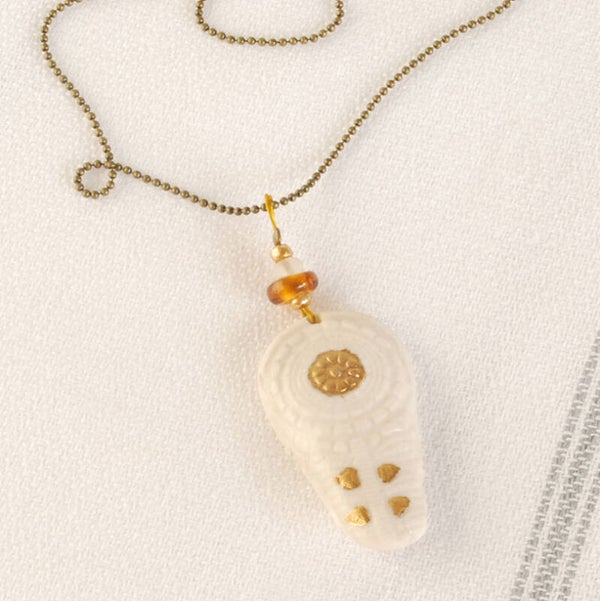 ketting, porseleinen hanger