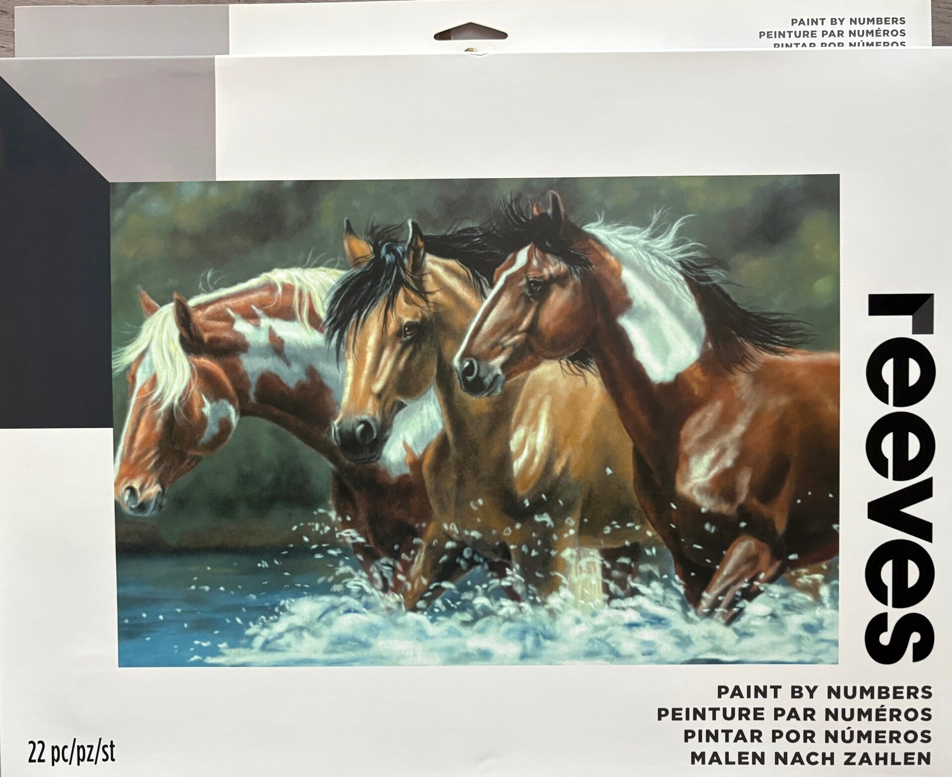Schilderen op nummer paard