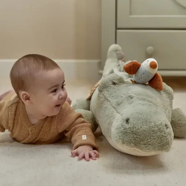 Little Dutch - Safari Friends - Activiteitenknuffel Krokodil