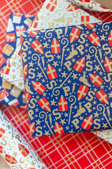 Cadeau laten inpakken - Sinterklaas