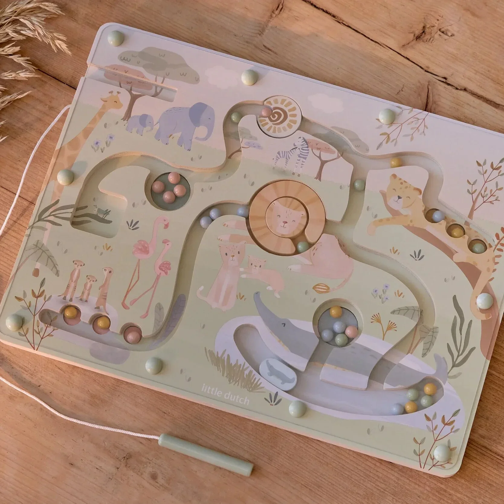 Little Dutch - Safari Friends - Magnetisch Doolhof