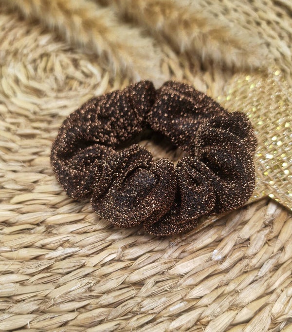 Scrunchie Kind - Glitter/Brons