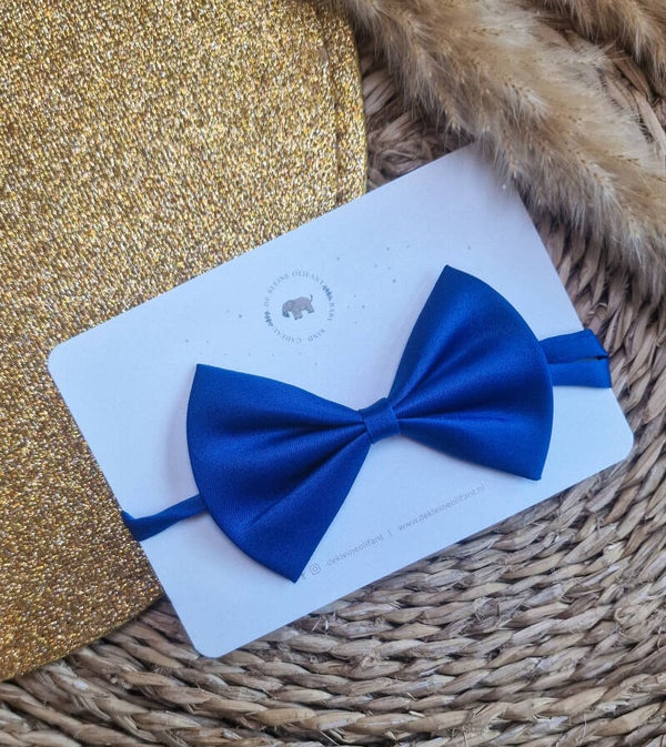 Vlinderstrik Kind -  Fel Blauw