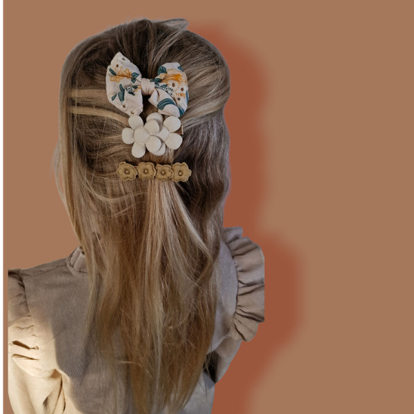 Haarspeldjes Kind - Mix - Geel/Wit