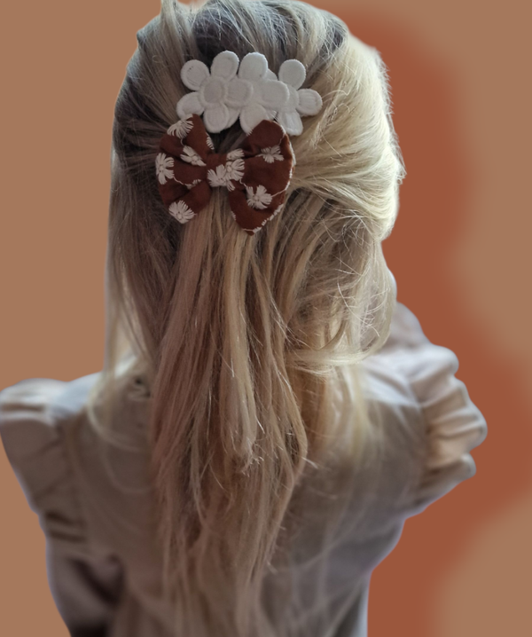 Haarspeldjes Kind - Mix - Wit/Bruin