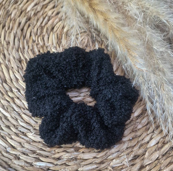Scrunchie  Kind - Teddy - Zwart